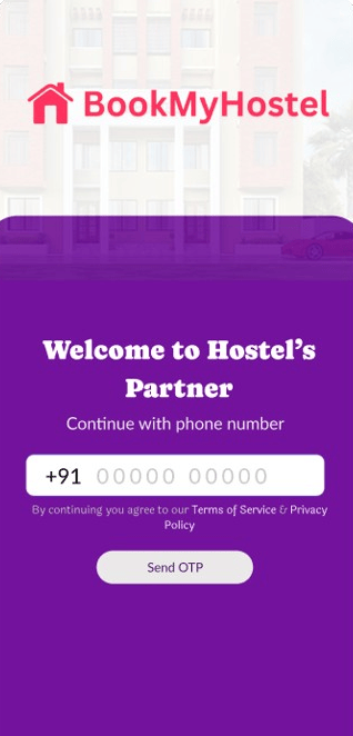 BookMyHostel Dashboard Demo